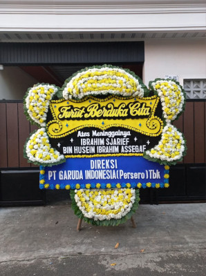 Papan Bunga Duka di Salahuddin